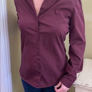 New York and company fitted dress shirt